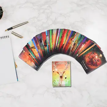 68PCS Tarot Cards Deck Tarot Card For Spirit Animal Oracle Guidance Divination Fate Board Game For Party Time Playing Card Game
68PCS Tarot Cards Deck Tarot Card For Spirit Animal Oracle Guidance Divination Fate Board Game For Party Time Playing Card Game