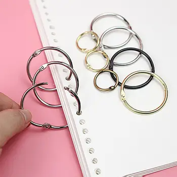 10PCS Metal Hinged Rings Loose Leaf Book Hoops Binder DIY Scrapbook Photo Album Split Keychain Art Craft Tools
10PCS Metal Hinged Rings Loose Leaf Book Hoops Binder DIY Scrapbook Photo Album Split Keychain Art Craft Tools