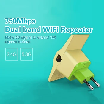 5G 2.4G Signal Repeater Dual Band 2 LAN Port Wireless Mini Pocket WIFI Amplifier Extend Cover Wide wifi Range US EU Plug 750Mbps
5G 2.4G Signal Repeater Dual Band 2 LAN Port Wireless Mini Pocket WIFI Amplifier Extend Cover Wide wifi Range US EU Plug 750Mbps