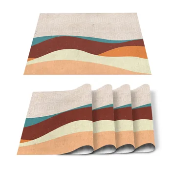 Abstract Color Gradient Splice Retro Table Mats for Dining Table Non Slip Coaster Kitchen Accessories Modern Home Decor
Abstract Color Gradient Splice Retro Table Mats for Dining Table Non Slip Coaster Kitchen Accessories Modern Home Decor
