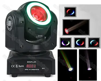 30W LED moving head Beam Light w/Halo Ring RGBW 4in1 LED Beam DJ Light Equipment dance light disco led light
30W LED moving head Beam Light w/Halo Ring RGBW 4in1 LED Beam DJ Light Equipment dance light disco led light