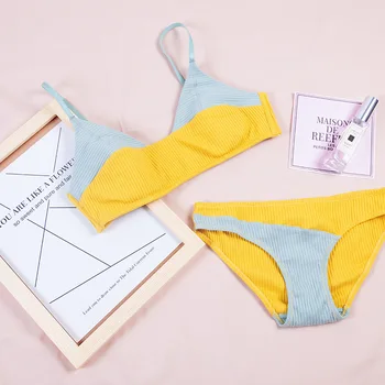 Anlito New Women's Gathered Bra Adjustable Rimless Thread Retro Underwear Breathable Cotton Underwear set (4 Color)
Anlito New Women's Gathered Bra Adjustable Rimless Thread Retro Underwear Breathable Cotton Underwear set (4 Color)