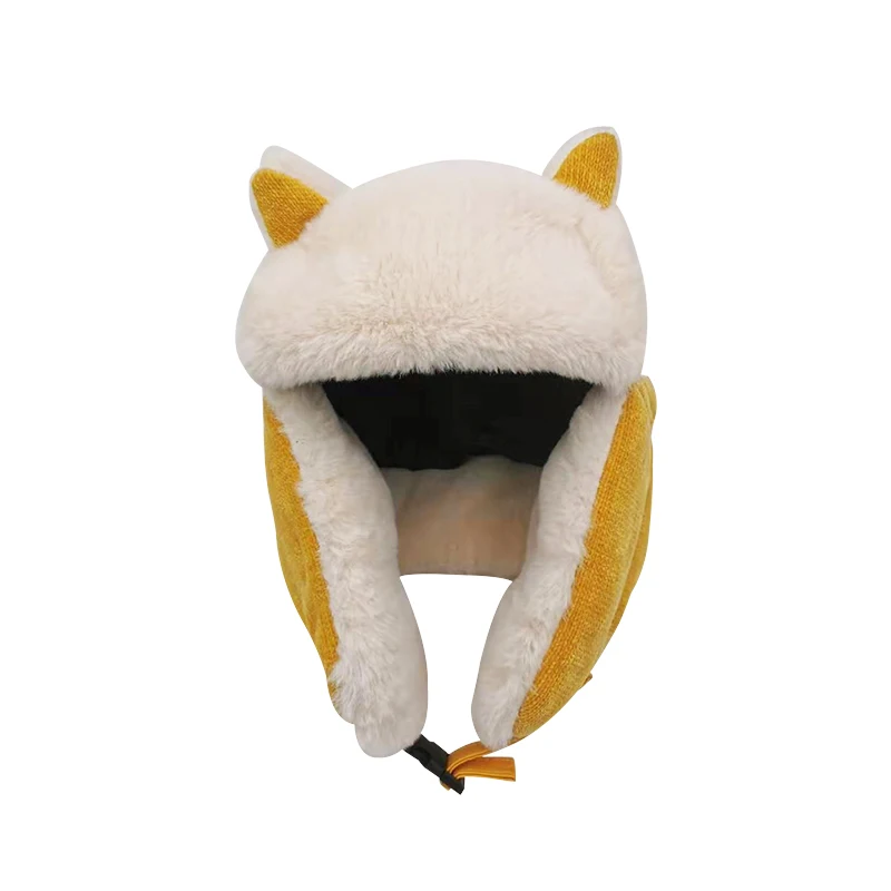 Bomber Hats Girls Shape of Rabbit Ear Women Winter Warm Hat Pink and Yellow Two Colors Russian Ushanka Corduroy Snow Ski Caps
Bomber Hats Girls Shape of Rabbit Ear Women Winter Warm Hat Pink and Yellow Two Colors Russian Ushanka Corduroy Snow Ski Caps