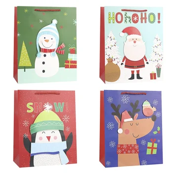 12Pcs Creative 3D Stickers Christmas Cartoon Portable Gift Wrapping Paper Bag Four Color Mixed tt
12Pcs Creative 3D Stickers Christmas Cartoon Portable Gift Wrapping Paper Bag Four Color Mixed tt