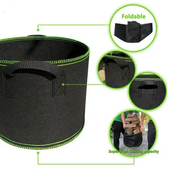 5 Pieces/set Of 3/5/7/10 Gallon Water Bacon Flower Pot Bags And Garden Plant Container Bags For Shade Planting
5 Pieces/set Of 3/5/7/10 Gallon Water Bacon Flower Pot Bags And Garden Plant Container Bags For Shade Planting