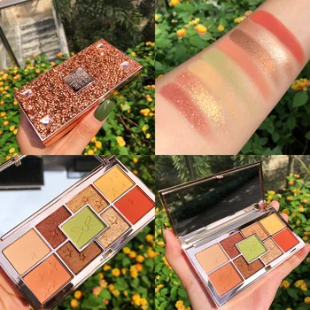 9 Color Shimmer Matte Eyeshadow Palette Waterproof Nude Pressed Shiny Glitter Eyeshadow Pallete Paleta De Sombra Makeup Palette 
9 Color Shimmer Matte Eyeshadow Palette Waterproof Nude Pressed Shiny Glitter Eyeshadow Pallete Paleta De Sombra Makeup Palette