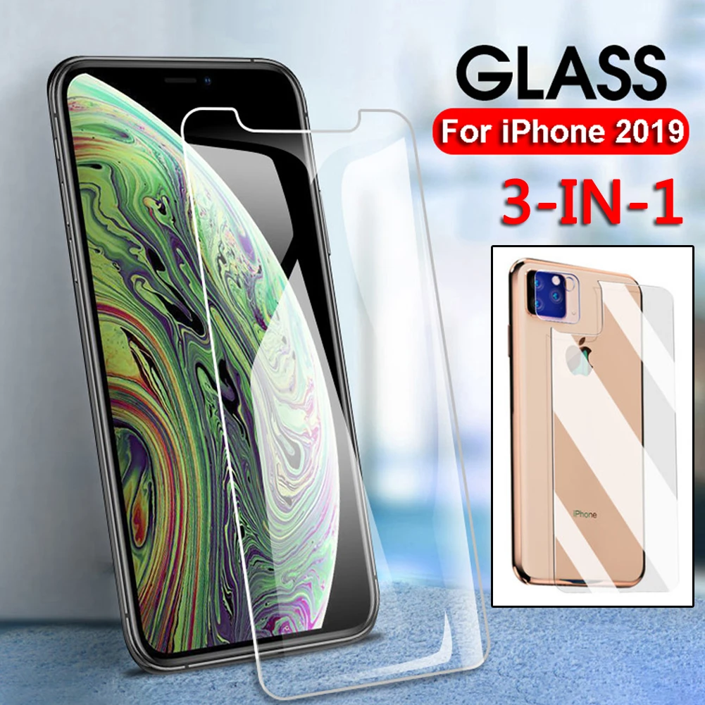 Front + Back glass + Camera Lens Film for iphone 11 pro max Full body Screen protection Tempered glass for iphone11 pro max glas
Front + Back glass + Camera Lens Film for iphone 11 pro max Full body Screen protection Tempered glass for iphone11 pro max glas