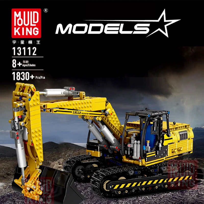 13112 Link Belt Motorized Excavator Compatible LegoSet 8403 Moc-2513 2514 Building Blocks Bricks Educational Toy Gift
13112 Link Belt Motorized Excavator Compatible LegoSet 8403 Moc-2513 2514 Building Blocks Bricks Educational Toy Gift