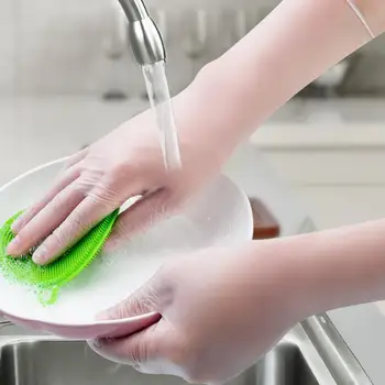 100pcs Disposable Latex Gloves Oilproof Household Cleaning ProductWhite Non-Slip Acid And Alkali Laboratory Rubber Latex Gloves 
100pcs Disposable Latex Gloves Oilproof Household Cleaning ProductWhite Non-Slip Acid And Alkali Laboratory Rubber Latex Gloves