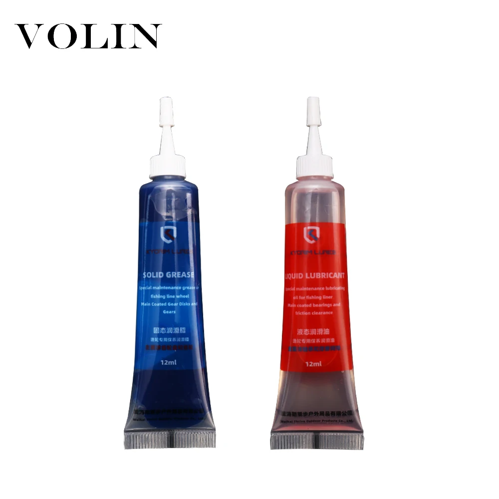 VOLIN NEW 12ml + 12ml Solid State Lubricating Grease Maintenance of Fishing Reel for Gears Chainrings bearings and friction gaps
VOLIN NEW 12ml + 12ml Solid State Lubricating Grease Maintenance of Fishing Reel for Gears Chainrings bearings and friction gaps