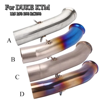RC390 Motorcycle Exhaust System Link Pipe For KTM DUKE 125 250 390 Titanium Alloy Middle Mid Connect Tube Slip On 2017 2018 2019
RC390 Motorcycle Exhaust System Link Pipe For KTM DUKE 125 250 390 Titanium Alloy Middle Mid Connect Tube Slip On 2017 2018 2019