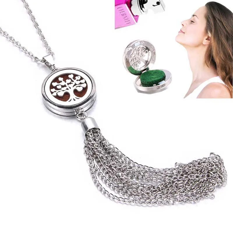 New long tassel Tree of Life Aromatherapy Open Lockets Pendant Essential Oil Diffuser Pendant Necklace Perfume Lockets Necklaces
New long tassel Tree of Life Aromatherapy Open Lockets Pendant Essential Oil Diffuser Pendant Necklace Perfume Lockets Necklaces