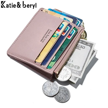 New Brand Super Thin Small Credit Card Wallet Women's Leather Key Chain ID Card Holder Slim Wallet Female Ladies Mini Coin Purse
New Brand Super Thin Small Credit Card Wallet Women's Leather Key Chain ID Card Holder Slim Wallet Female Ladies Mini Coin Purse