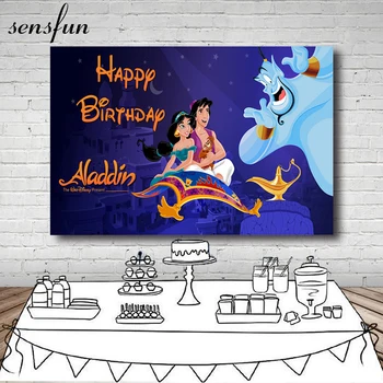 Aladdin Jasmine Princess Backdrop For Photo Studio Flying carpet Magic lamp elf Birthday Party Photography Backgrounds Custom
Aladdin Jasmine Princess Backdrop For Photo Studio Flying carpet Magic lamp elf Birthday Party Photography Backgrounds Custom