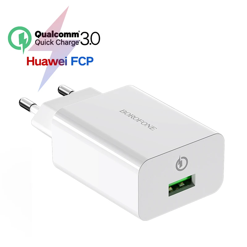 Quick Charge 3.0 18W Fast Mobile Phone Charger EU Plug Wall USB Charger Adapter for iPhone Samsung Huawei Xiaomi QC3.0
Quick Charge 3.0 18W Fast Mobile Phone Charger EU Plug Wall USB Charger Adapter for iPhone Samsung Huawei Xiaomi QC3.0