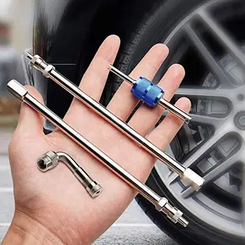 Dually Valve Stem Extenders 6" Straight Metal Dual Wheel Valve Stem Extension Adapter for RV Tires, Truck, Motorhome, Coach
Dually Valve Stem Extenders 6" Straight Metal Dual Wheel Valve Stem Extension Adapter for RV Tires, Truck, Motorhome, Coach