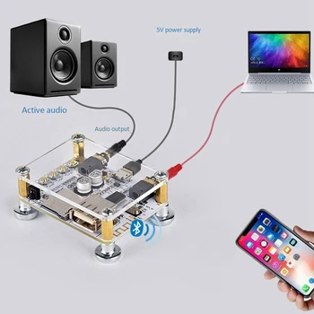 Smart Bluetooth 5.0 Amplifier High-Fidelity Bluetooth o Receiver Board Bluetooth o Amplifier Module
Smart Bluetooth 5.0 Amplifier High-Fidelity Bluetooth o Receiver Board Bluetooth o Amplifier Module
