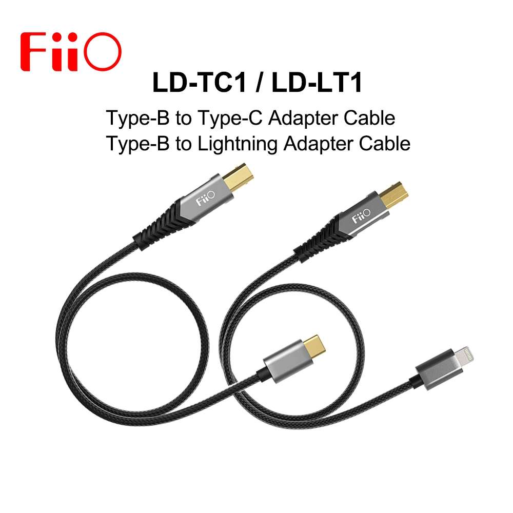 Fiio LD-TC1 LD-LT1 USB Type-B to Type-C Lightning Adapter Cable About 50cm for HIFI Headphone Amplifier K9 PRO K5 Pro
Fiio LD-TC1 LD-LT1 USB Type-B to Type-C Lightning Adapter Cable About 50cm for HIFI Headphone Amplifier K9 PRO K5 Pro