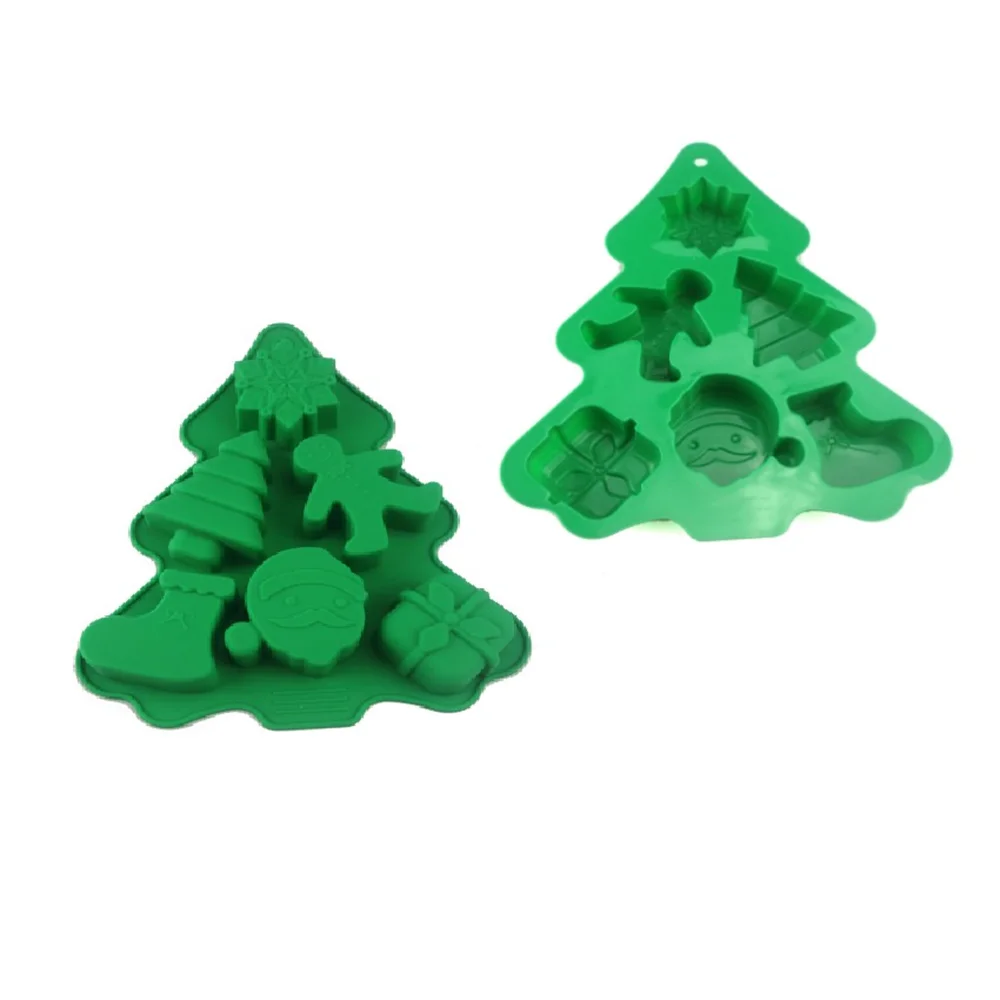 Christmas Tree Silicone Mold 3D Xmas Gift handmade candles Tools DIY Fondant Baking Chocolate Cake Candy Decoration Supplies
Christmas Tree Silicone Mold 3D Xmas Gift handmade candles Tools DIY Fondant Baking Chocolate Cake Candy Decoration Supplies