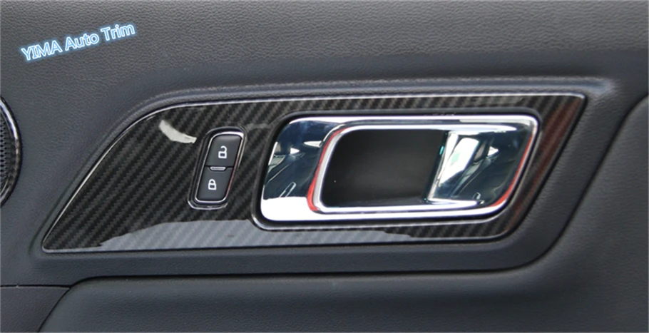 Lapetus Auto Styling Inner Door Pull Doorknob Handle Cover Trim Fit For Ford Mustang 2015 2016 2017 2018 2019 Carbon Fiber ABS
Lapetus Auto Styling Inner Door Pull Doorknob Handle Cover Trim Fit For Ford Mustang 2015 2016 2017 2018 2019 Carbon Fiber ABS