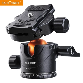 K&F Concept Metal Tripod Ball Head 360° Rotating Panoramic with 1/4 inch Quick Release Plate Bubble for Tripod Monopod Camera
K&F Concept Metal Tripod Ball Head 360° Rotating Panoramic with 1/4 inch Quick Release Plate Bubble for Tripod Monopod Camera