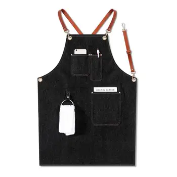 Denim Apron Strap Bib Removable Belt Apron Barista Bartender BBQ Chef Oil-proof Uniform 80x60cm Workwear FPing
Denim Apron Strap Bib Removable Belt Apron Barista Bartender BBQ Chef Oil-proof Uniform 80x60cm Workwear FPing