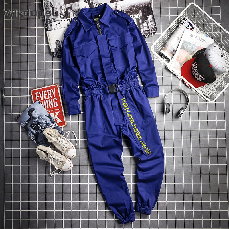 Work Jumpsuit Overalls For Men Long Sleeve Uniform Clothes Fashion Gothic Harajuku Grunge Pants Hip Hop Rompers One Piece Wear
Work Jumpsuit Overalls For Men Long Sleeve Uniform Clothes Fashion Gothic Harajuku Grunge Pants Hip Hop Rompers One Piece Wear