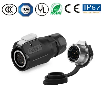 7pin Needle type waterproof connector M16 electronics signal aviation circular connector IP67 male socket female plug
7pin Needle type waterproof connector M16 electronics signal aviation circular connector IP67 male socket female plug