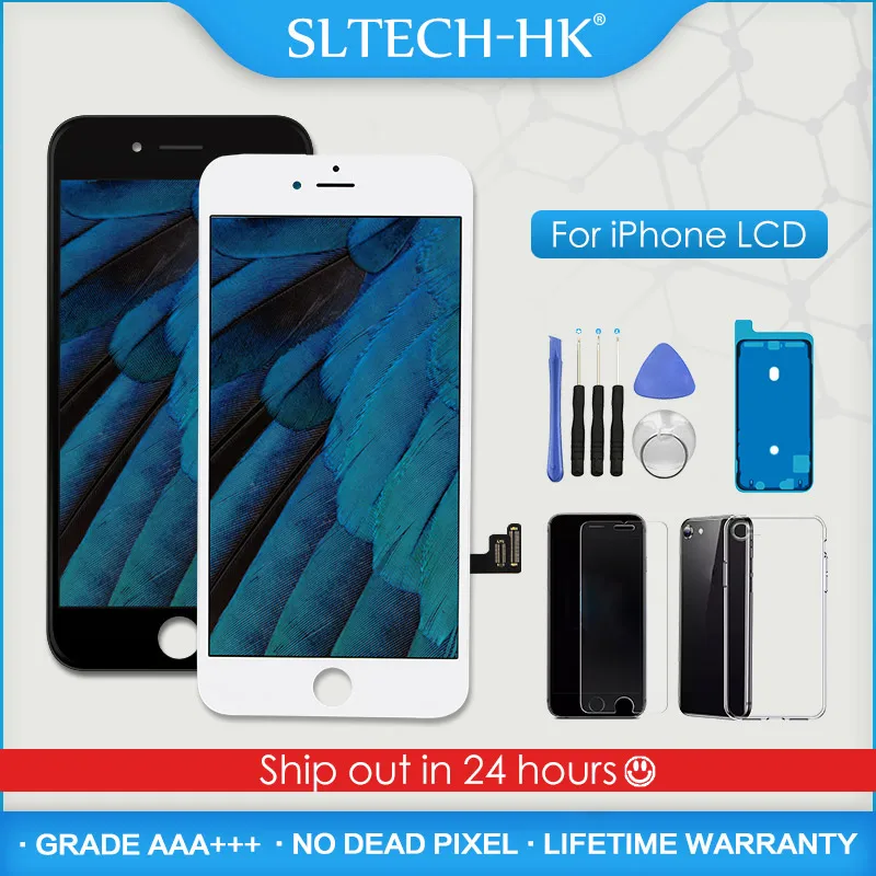 AAA+++ LCD For iPhone 6 6S 7 8 Plus Display With 3D Touch Screen Assembly Replacement For iPhone 5 5C 5S 5SE No Dead Pixel
AAA+++ LCD For iPhone 6 6S 7 8 Plus Display With 3D Touch Screen Assembly Replacement For iPhone 5 5C 5S 5SE No Dead Pixel