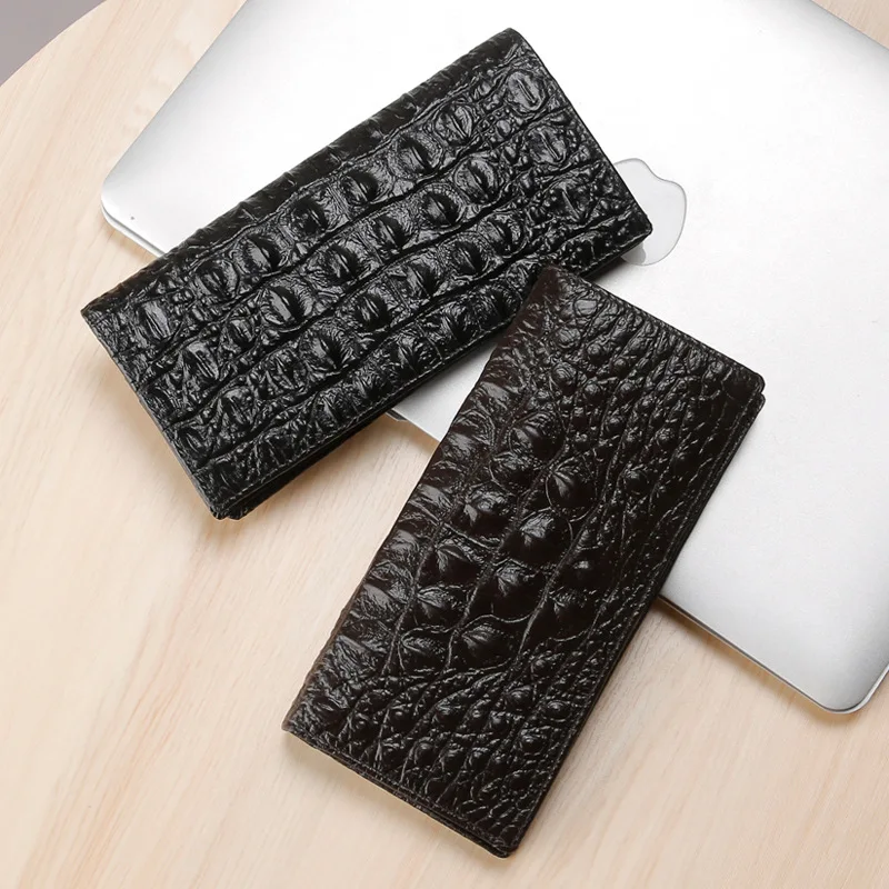 Men Long Crocodile Pattern Business Leather Wallet Quantum Implantation Casual Full-grain Leather Card Bit More Clutch Bag
Men Long Crocodile Pattern Business Leather Wallet Quantum Implantation Casual Full-grain Leather Card Bit More Clutch Bag