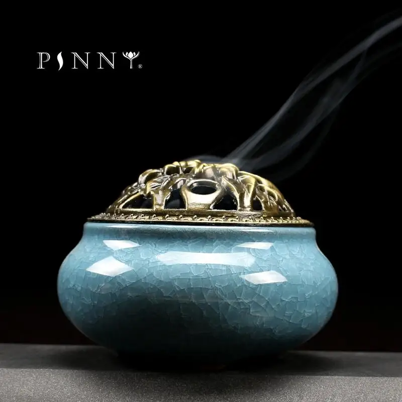 PINNY Chinese Antique Coil Incense Burner Ceramic Cone Censer Gift And Crafts Home Decorations Aroma Furnace Ceramic Metal Craft
PINNY Chinese Antique Coil Incense Burner Ceramic Cone Censer Gift And Crafts Home Decorations Aroma Furnace Ceramic Metal Craft