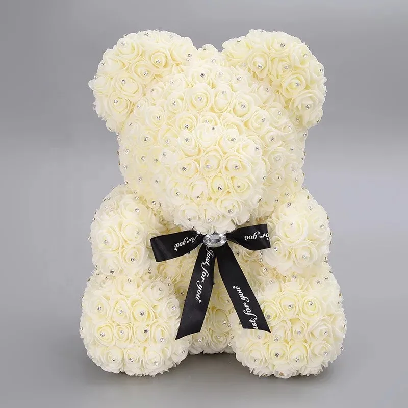 Diamond rose bear with heart artificial roses foam roses flower Diamonds bear rose Valentine's Day gifts Mother's Day
Diamond rose bear with heart artificial roses foam roses flower Diamonds bear rose Valentine's Day gifts Mother's Day