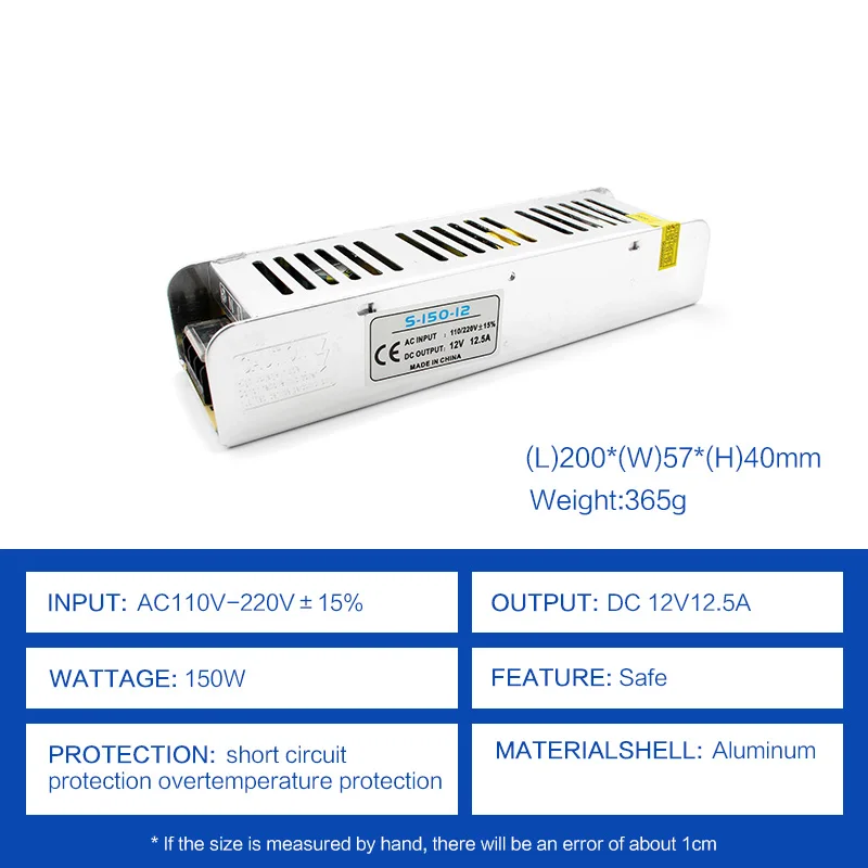 Z05D-Long-Power-12V12A5-150W5