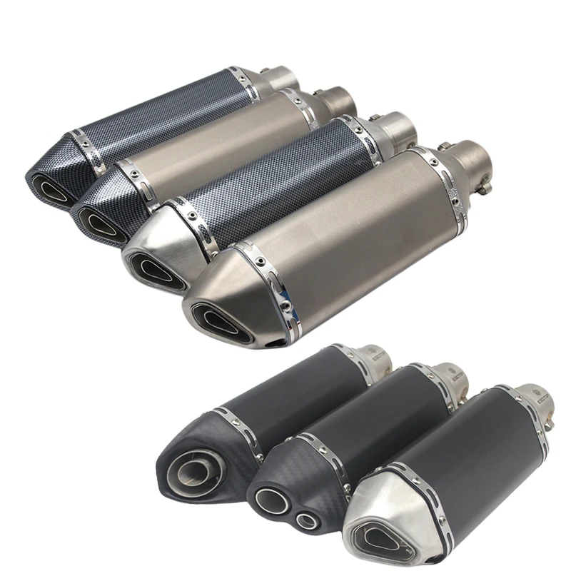 51mm Universal Motorcycle Exhaust Muffler Pipe With DB Killer Scooter For Yamaha YZF-R3 R6 R1 MT-01 09 07 Aluminul alloy
51mm Universal Motorcycle Exhaust Muffler Pipe With DB Killer Scooter For Yamaha YZF-R3 R6 R1 MT-01 09 07 Aluminul alloy