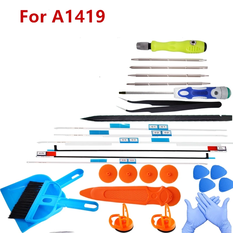 Repair Kit for iMac A1419 Replacement LCD Display Upgrade Memory RAM HDD SSD Tape Adhesive Open Tool for iMac 27" A1419 A2115
Repair Kit for iMac A1419 Replacement LCD Display Upgrade Memory RAM HDD SSD Tape Adhesive Open Tool for iMac 27" A1419 A2115
