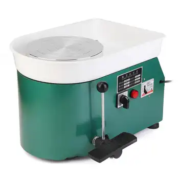 

350W Pottery Forming Machine Electric Pottery Wheel Machine Accessory Ceramics Clay Tool Foot Pedal Art Craft 110V Ceramic Work