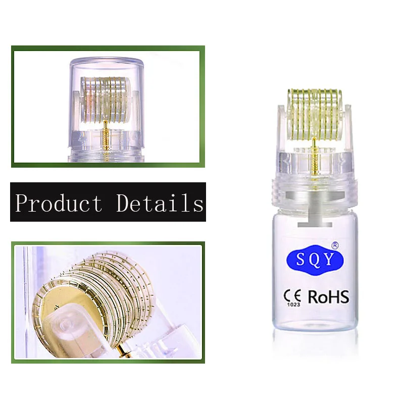 192 Needles Derma Roller Titanium Microneedle Hydra Roller Gold Tips Anti-Aging for Hyaluronic Acid Skin Care
192 Needles Derma Roller Titanium Microneedle Hydra Roller Gold Tips Anti-Aging for Hyaluronic Acid Skin Care