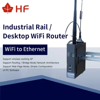 High Flying Network Port to Ethernet to WiFi Wireless Router to WiFi Data Transparent Transmission HF8104W WIFI Router
High Flying Network Port to Ethernet to WiFi Wireless Router to WiFi Data Transparent Transmission HF8104W WIFI Router