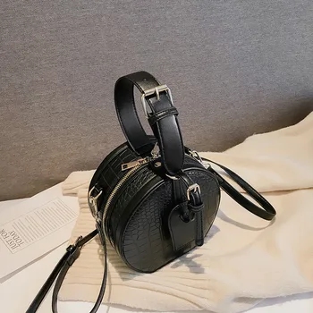 fashion alligator round women handbags designer shoulder bags luxury pu leather crossbdoy bag small circle purse female sac 2020
fashion alligator round women handbags designer shoulder bags luxury pu leather crossbdoy bag small circle purse female sac 2020