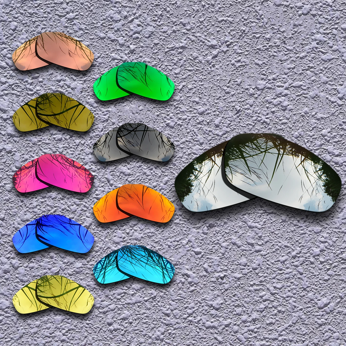 2 пары поляризованных сменных линз для Oakley солнечные очки к куртке-несколько вариантов
2 пары поляризованных сменных линз для Oakley солнечные очки к куртке-несколько вариантов