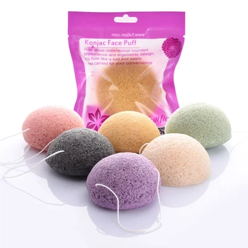 Natural Round Shap Konjac Sponge Face Cleaning Sponge Cosmetic Puff Reusable Konjac Puff Facial Cleaner Skin Clean Tools 
Natural Round Shap Konjac Sponge Face Cleaning Sponge Cosmetic Puff Reusable Konjac Puff Facial Cleaner Skin Clean Tools
