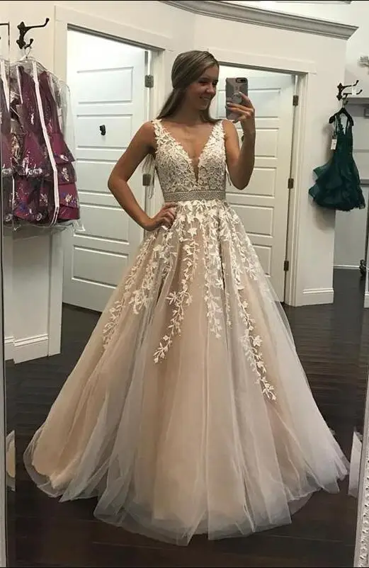 New Arrivals A Line Wedding Dresses V Neck Crystal Belt Lace Sexy V Back Open Backless Boho Bridal Gowns 2020 Wedding Dresses
New Arrivals A Line Wedding Dresses V Neck Crystal Belt Lace Sexy V Back Open Backless Boho Bridal Gowns 2020 Wedding Dresses