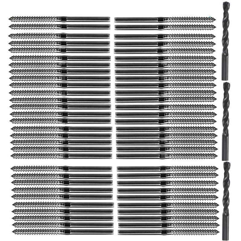 T316 Stainless Steel Right&Left Handed Thread Swage Lag Screws for Wood Post Of 1/8inch Cable Railing Kit Deck Railing Hardware/
T316 Stainless Steel Right&Left Handed Thread Swage Lag Screws for Wood Post Of 1/8inch Cable Railing Kit Deck Railing Hardware/