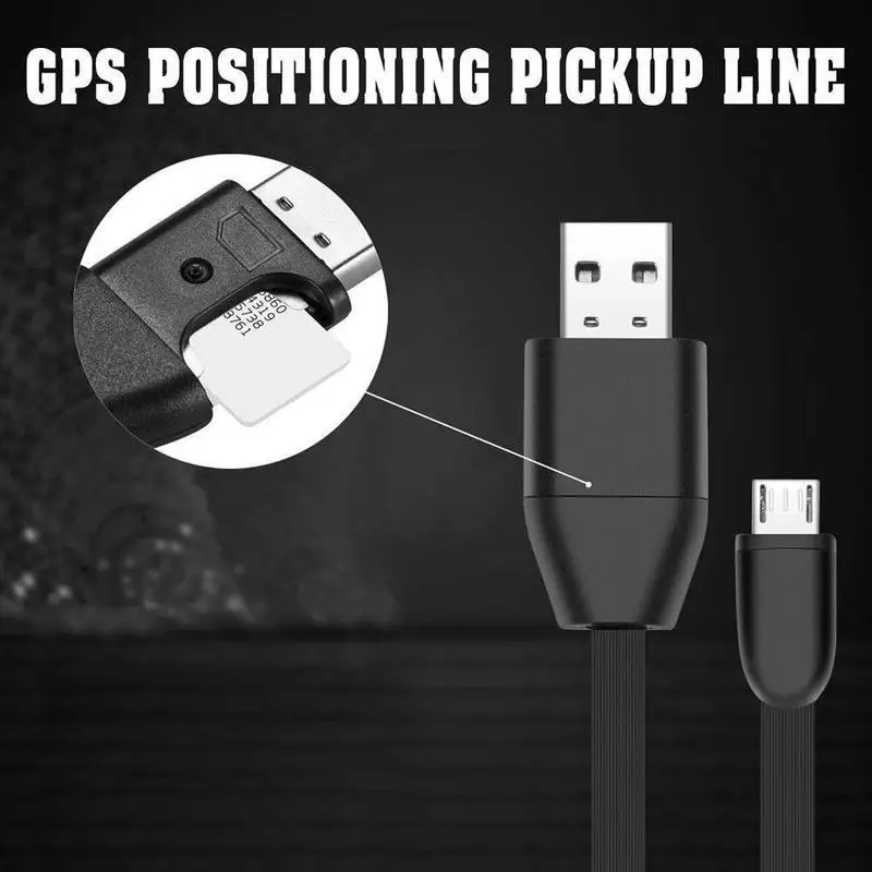 

GSM SIM Spy Hidden Audio Listening Bug USB 2.0 A To Micro USB Charge Data Cable for Android