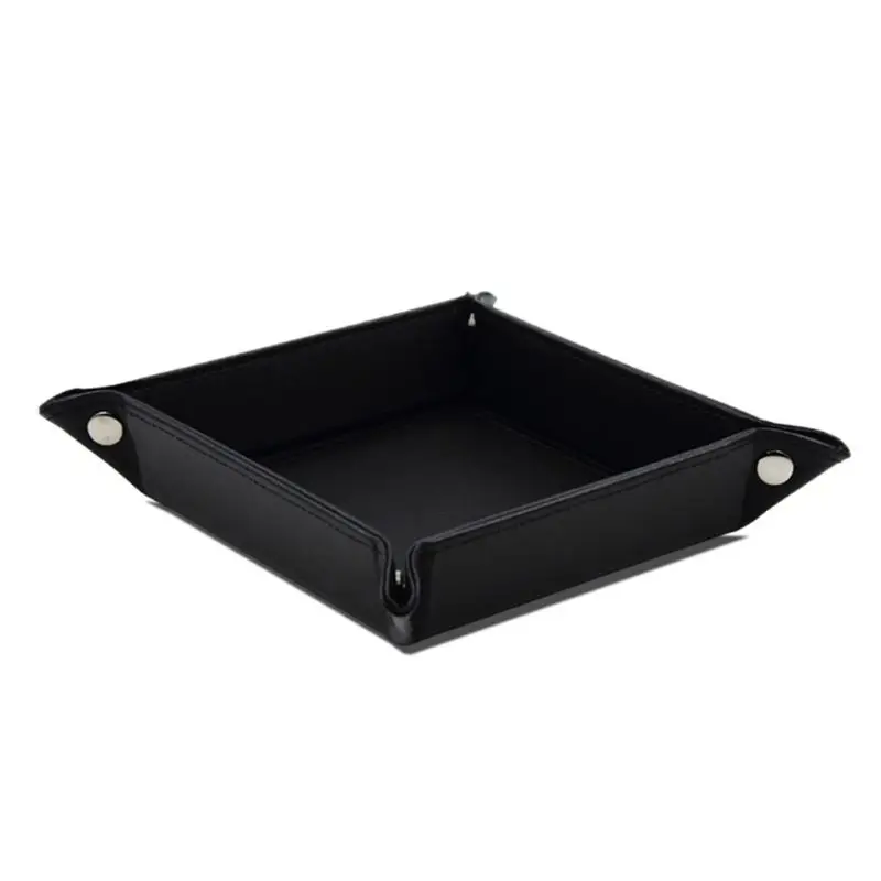 Jewelry Valet Tray PU Leather Catchall Key Wallet Coin Box Stroage for Men | Украшения и аксессуары
