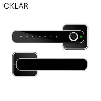 OKLAR Biometric Fingerprint Lock Intelligent Smart Electronic Door Lock Password TypeC interface Charging for Home office indoor
OKLAR Biometric Fingerprint Lock Intelligent Smart Electronic Door Lock Password TypeC interface Charging for Home office indoor