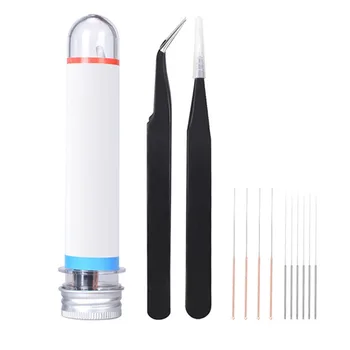 12pcs Nozzle Cleaning Tool Kit Clog Cleaner Extruder Stainless Steel Needles Tweezers Flexible Universal Fit Feeder Gear
12pcs Nozzle Cleaning Tool Kit Clog Cleaner Extruder Stainless Steel Needles Tweezers Flexible Universal Fit Feeder Gear
