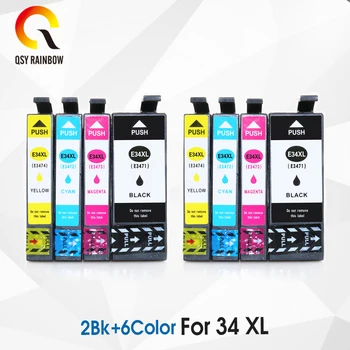 2 Sets 8PCS 34XL T3471 Ink Cartridge for Epson Workforce Pro WP-3720 WP-3720DWF WF-3725DWF Printer
2 Sets 8PCS 34XL T3471 Ink Cartridge for Epson Workforce Pro WP-3720 WP-3720DWF WF-3725DWF Printer