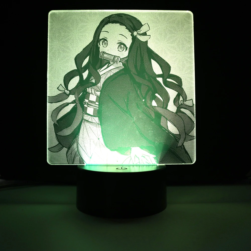 Красочный аниме Kimetsu No Yaiba Nezuko двухцветная лампа для детской спальни Декор подарок на день рождения манга убийца демонов двухцветсветильник Па
Красочный аниме Kimetsu No Yaiba Nezuko двухцветная лампа для детской спальни Декор подарок на день рождения манга убийца демонов двухцветсветильник Па