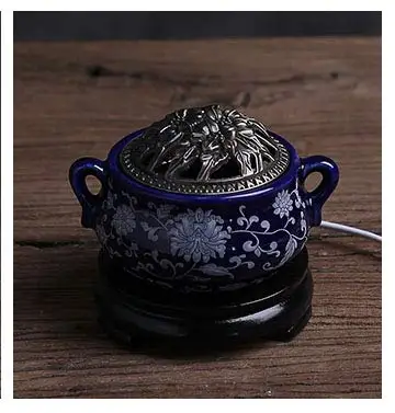 PHILOGOD Ceramic Incense Burner Color Glaze Multi-functional Electronic Timing Incense Holder Censer (style1)
PHILOGOD Ceramic Incense Burner Color Glaze Multi-functional Electronic Timing Incense Holder Censer (style1)